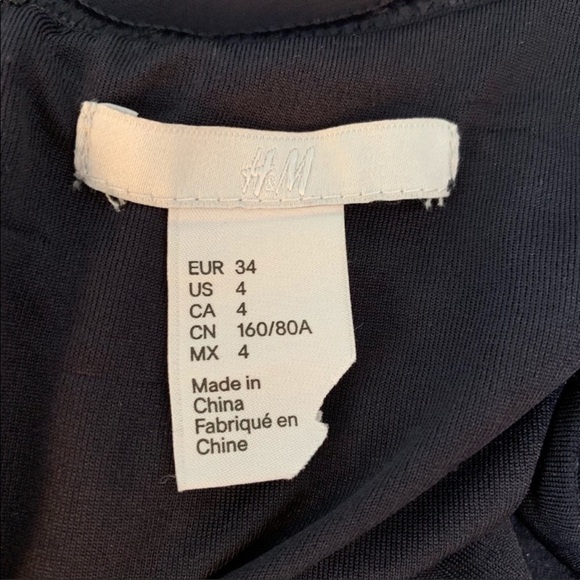 H&M Navy Blue With Rhinestones Shift Dress - Picture 7 of 8